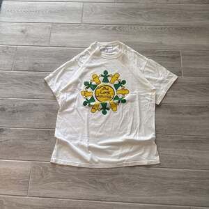 Gildan One Love Jamaica Graphic T-Shirt White Casual Tee